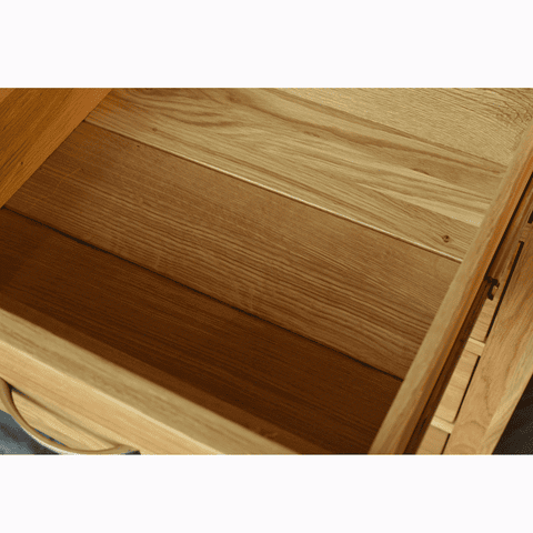 Nova Oak Tallboy 5 Drawers Oak Chest – Oak In Vogue Furniture for